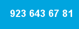 923 643 67 81